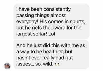 Client testimonial shared with The Detox Warrior 29